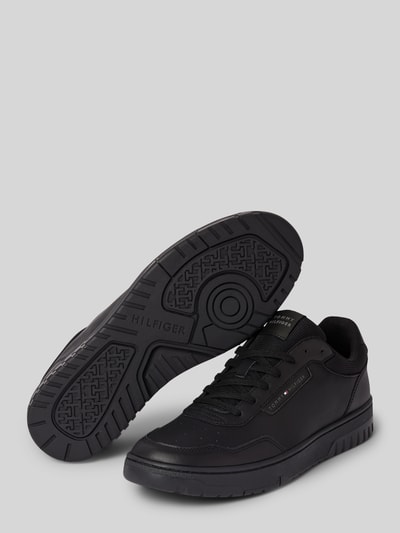 Peek & Cloppenburg Tommy HilfigerSneaker Aus Leder-Mix Modell 'BASKET CORE LITE' In Black