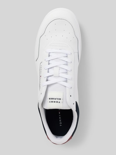Peek & Cloppenburg Tommy HilfigerSneaker Aus Leder-Mix Modell 'BASKET CORE LITE' In Weiss
