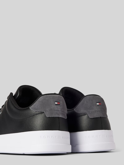 Peek & Cloppenburg Tommy HilfigerSneaker Aus Leder Modell 'COURT' In Black