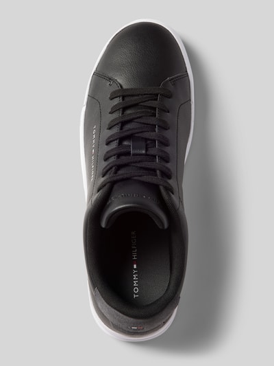 Peek & Cloppenburg Tommy HilfigerSneaker Aus Leder Modell 'COURT' In Black