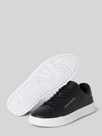 Peek & Cloppenburg Tommy HilfigerSneaker Aus Leder Modell 'COURT' In Black