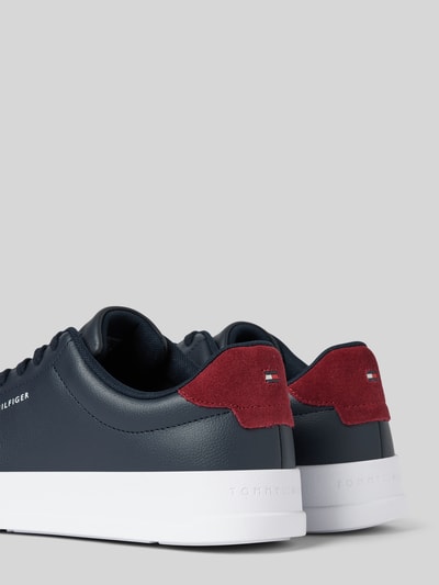 Peek & Cloppenburg Tommy HilfigerSneaker Aus Leder Modell 'COURT' In Marine