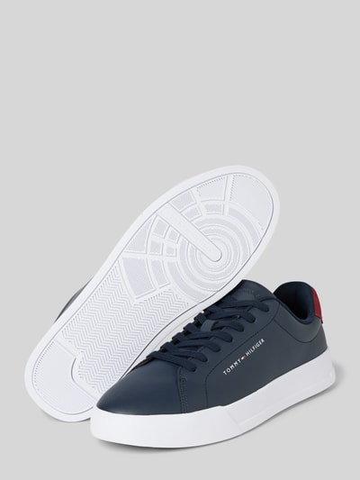 Peek & Cloppenburg Tommy HilfigerSneaker Aus Leder Modell 'COURT' In Marine