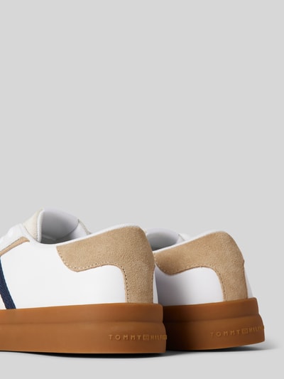 Peek & Cloppenburg Tommy HilfigerSneaker Aus Leder Modell 'COURT' In Weiss