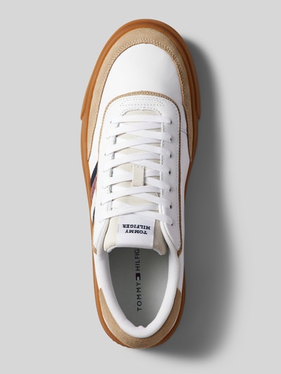Peek & Cloppenburg Tommy HilfigerSneaker Aus Leder Modell 'COURT' In Weiss