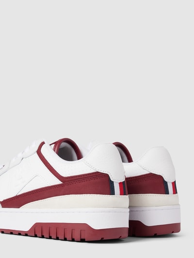 Peek & Cloppenburg Tommy HilfigerSneaker In Two-Tone-Machart Modell 'BASKET STREET' In Rot