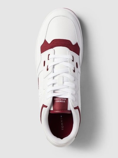 Peek & Cloppenburg Tommy HilfigerSneaker In Two-Tone-Machart Modell 'BASKET STREET' In Rot