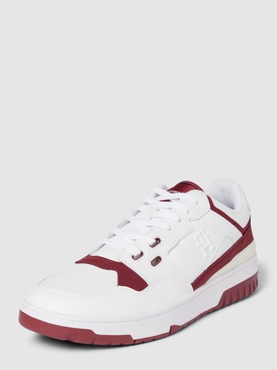 Peek & Cloppenburg Tommy HilfigerSneaker in Two-Tone-Machart Modell 'BASKET STREET' in rot