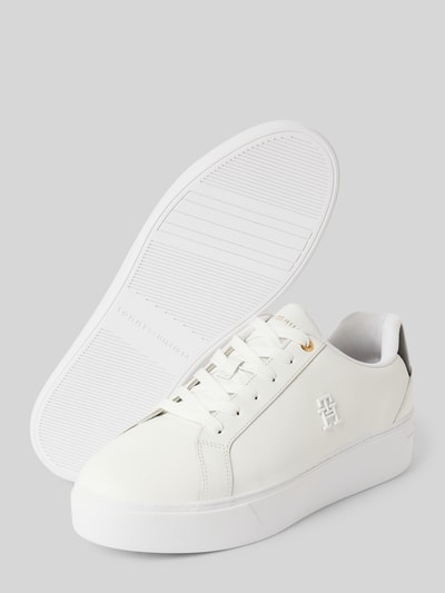 Peek & Cloppenburg Tommy HilfigerSneaker Mit Label-Detail In Weiss