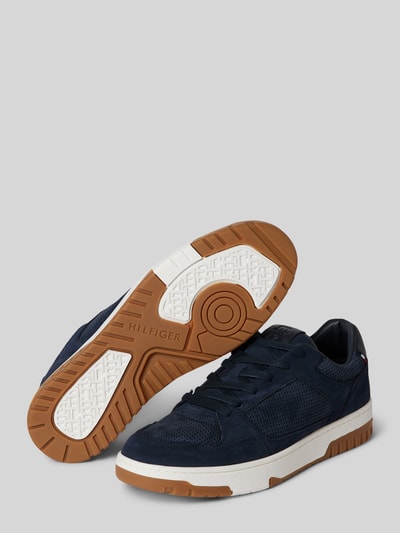 Peek & Cloppenburg Tommy HilfigerSneaker Mit Label-Detail Modell 'BASKET' In Marine