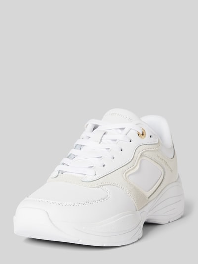 Peek & Cloppenburg Tommy HilfigerSneaker mit Label-Detail Modell 'CHUNKY' in weiss