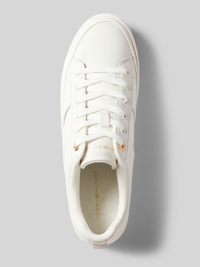 Peek & Cloppenburg Tommy HilfigerSneaker Mit Label-Detail Modell 'VULC' In Weiss