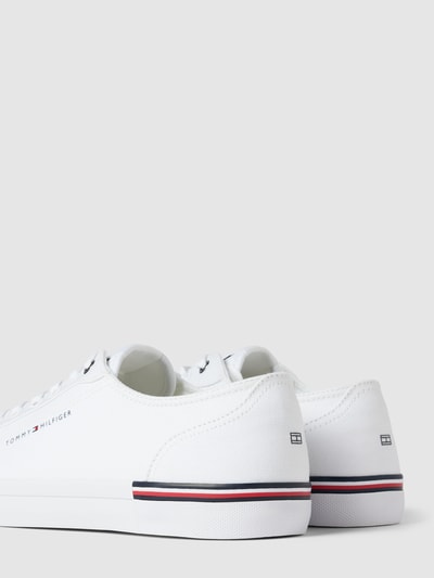 Peek & Cloppenburg Tommy HilfigerSneaker Mit Label-Print Modell 'CORPORATE' In Weiss