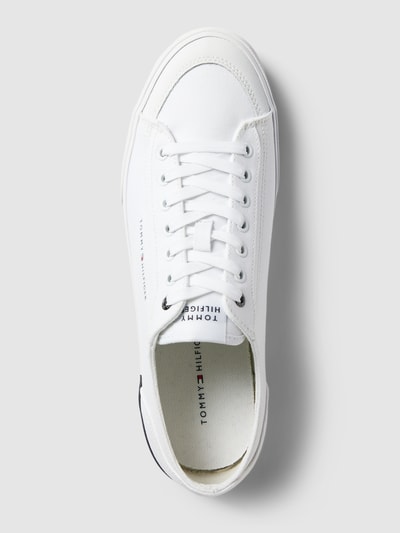 Peek & Cloppenburg Tommy HilfigerSneaker Mit Label-Print Modell 'CORPORATE' In Weiss