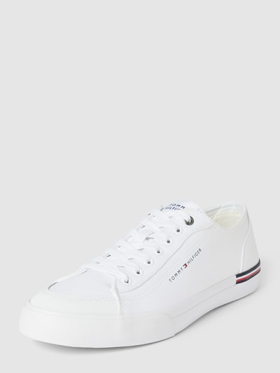 Peek & Cloppenburg Tommy HilfigerSneaker mit Label-Print Modell 'CORPORATE' in weiss