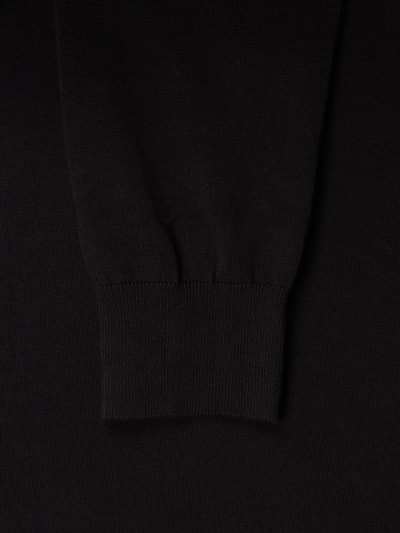 Peek & Cloppenburg Tommy HilfigerStrickpullover Mit Logo-Stitching In Black