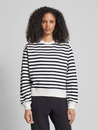 Peek & Cloppenburg Tommy HilfigerSweatshirt Mit Knopfleiste In Offwhite