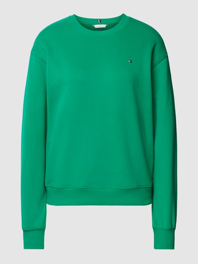 Peek & Cloppenburg Tommy HilfigerSweatshirt Mit Logo-Stitching In Gruen