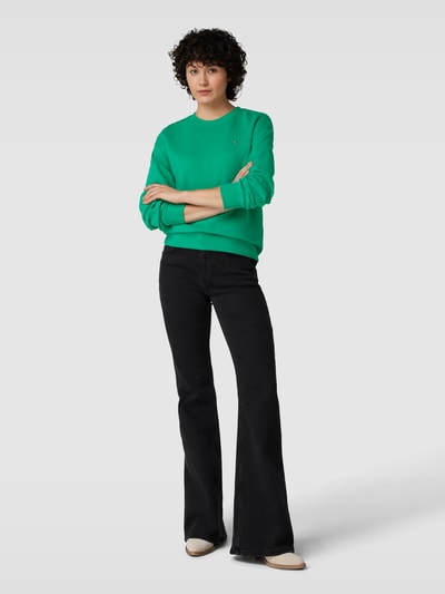 Peek & Cloppenburg Tommy HilfigerSweatshirt mit Logo-Stitching in gruen