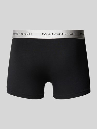 Peek & Cloppenburg Tommy HilfigerTrunks Mit Elastischem Label-Bund Im 3er-Pack In Black