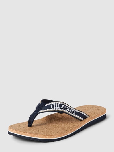 Peek & Cloppenburg Tommy HilfigerZehentrenner Mit Label-Motiv In Marine