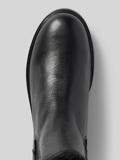 Peek & Cloppenburg Tommy JeansChelsea Boots Aus Leder Mit Elastischem Einsatz In Black