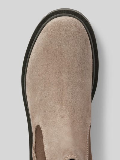 Peek & Cloppenburg Tommy JeansChelsea Boots Aus Leder Mit Label-Patch In Taupe