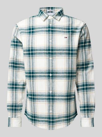 Peek & Cloppenburg Tommy JeansFreizeithemd Mit Label-Stitching In Offwhite