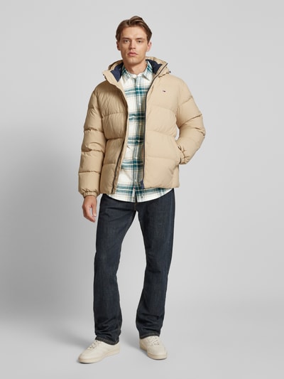 Peek & Cloppenburg Tommy JeansFreizeithemd mit Label-Stitching in offwhite
