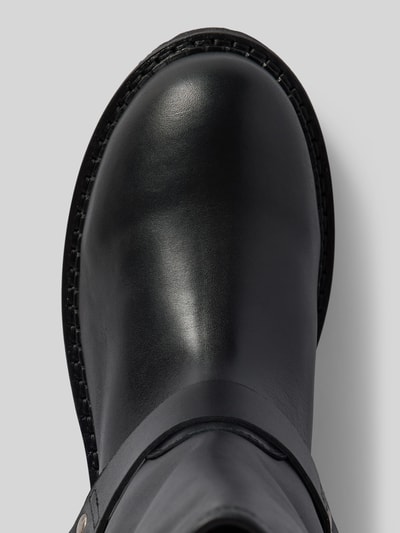 Peek & Cloppenburg Tommy JeansLederboots Mit Dornschließe Modell 'URBAN BIKER BOOT' In Black