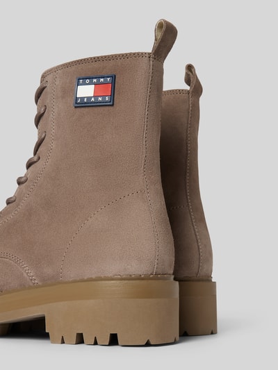 Peek & Cloppenburg Tommy JeansLederboots Mit Label-Badge Modell 'URBAN' In Beige
