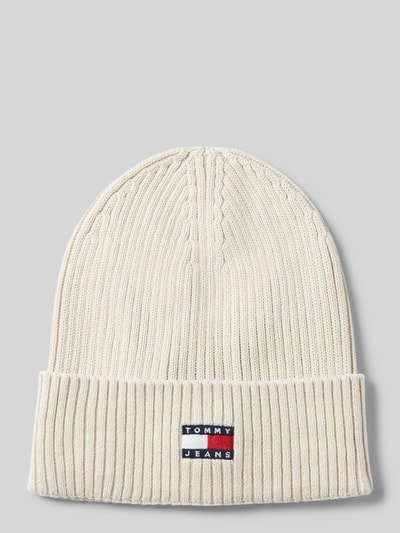 Peek & Cloppenburg Tommy JeansMütze mit Logo-Stitching in beige