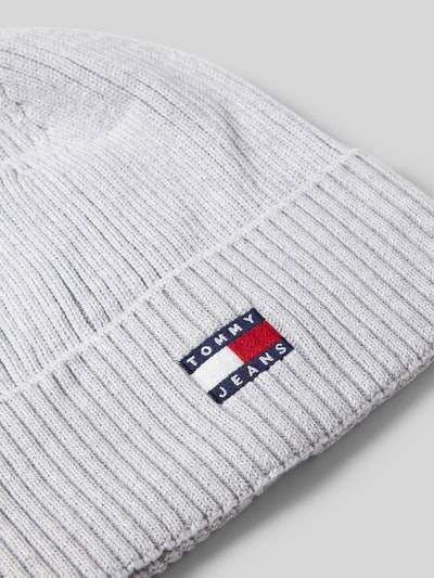 Peek & Cloppenburg Tommy JeansMütze Mit Logo-Stitching In Hellgrau Melange
