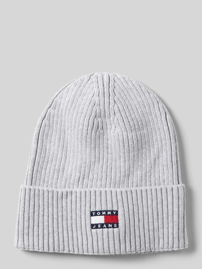 Peek & Cloppenburg Tommy JeansMütze Mit Logo-Stitching In Hellgrau Melange