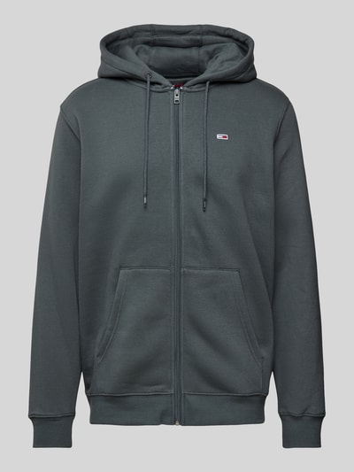 Peek & Cloppenburg Tommy JeansRegular Fit Sweatjacke Mit Kapuze In Anthrazit