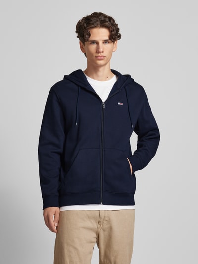 Peek & Cloppenburg Tommy JeansRegular Fit Sweatjacke Mit Kapuze In Marine
