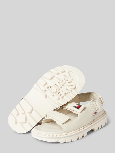 Peek & Cloppenburg Tommy JeansSandalen Mit Label-Detail Modell 'FANCY' In Beige