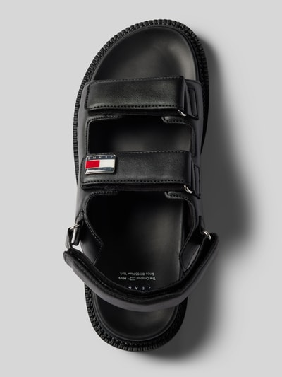 Peek & Cloppenburg Tommy JeansSandalen Mit Label-Detail Modell 'FANCY' In Black