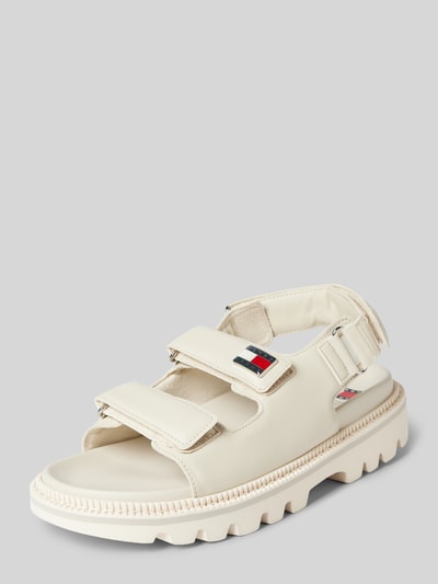 Peek & Cloppenburg Tommy JeansSandalen mit Label-Detail Modell 'FANCY' in beige