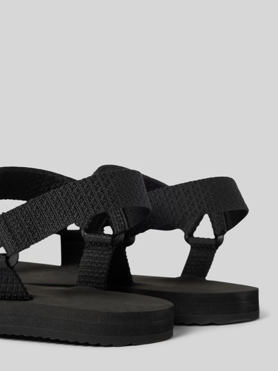 Peek & Cloppenburg Tommy JeansSandalen Mit Label-Patch In Black