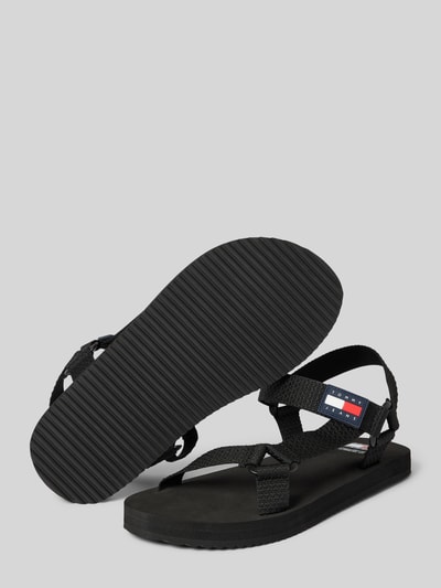 Peek & Cloppenburg Tommy JeansSandalen Mit Label-Patch In Black