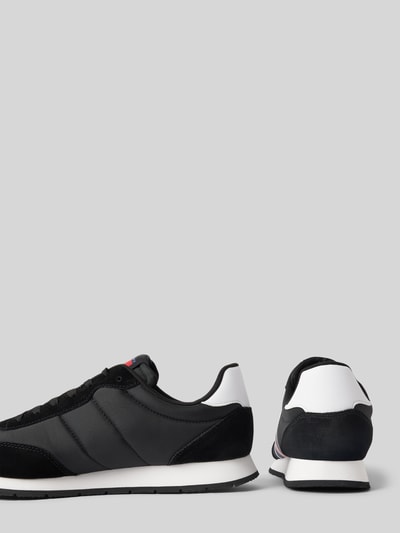 Peek & Cloppenburg Tommy JeansSneaker Aus Leder-Mix Modell 'RUNNER' In Black