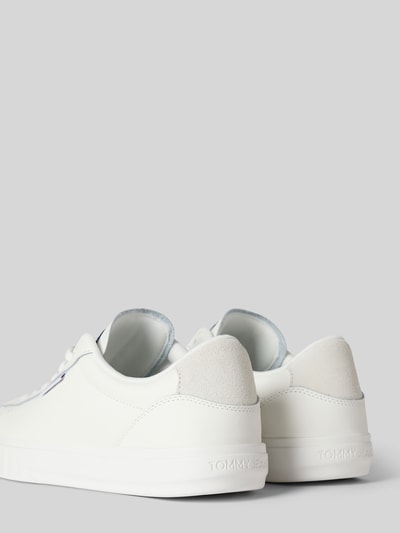 Peek & Cloppenburg Tommy JeansSneaker Aus Leder Modell 'CUPSOLE' In Ecru