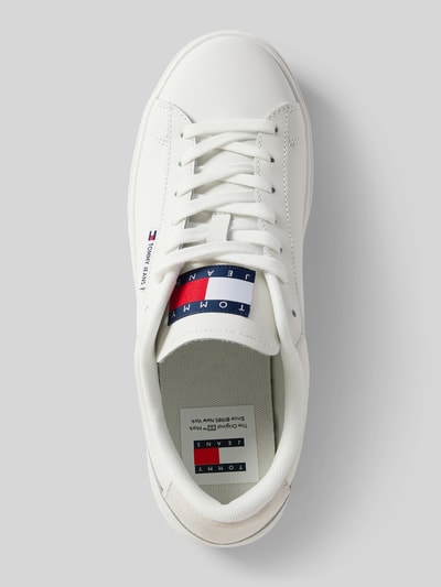 Peek & Cloppenburg Tommy JeansSneaker Aus Leder Modell 'CUPSOLE' In Ecru