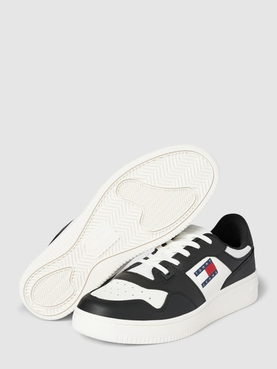 Peek & Cloppenburg Tommy JeansSneaker Mit Label-Detail Modell 'RETRO BASKET' In Black