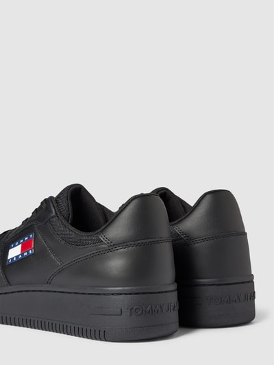 Peek & Cloppenburg Tommy JeansSneaker Mit Label-Detail Modell 'RETRO BASKET' In Black