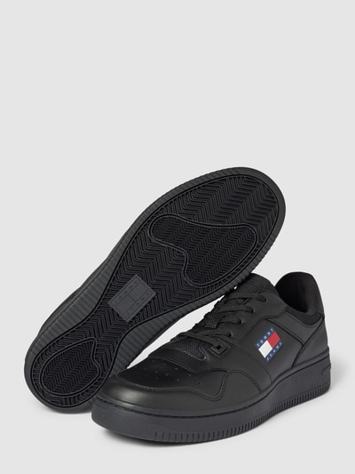 Peek & Cloppenburg Tommy JeansSneaker Mit Label-Detail Modell 'RETRO BASKET' In Black