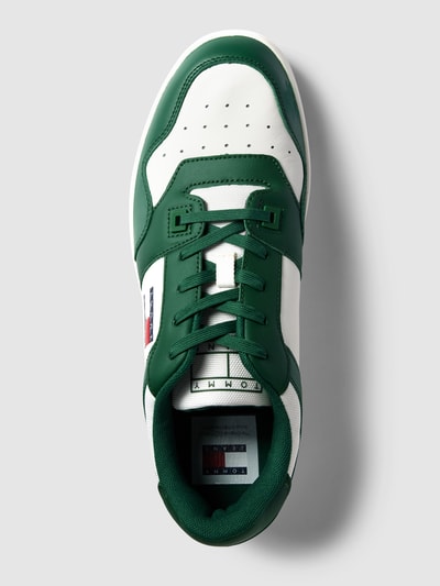 Peek & Cloppenburg Tommy JeansSneaker Mit Label-Detail Modell 'RETRO BASKET' In Dunkelgruen