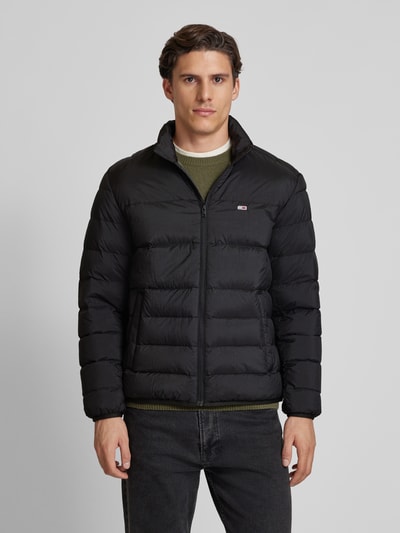 Peek & Cloppenburg Tommy JeansSteppjacke Mit Logo-Stitching In Black