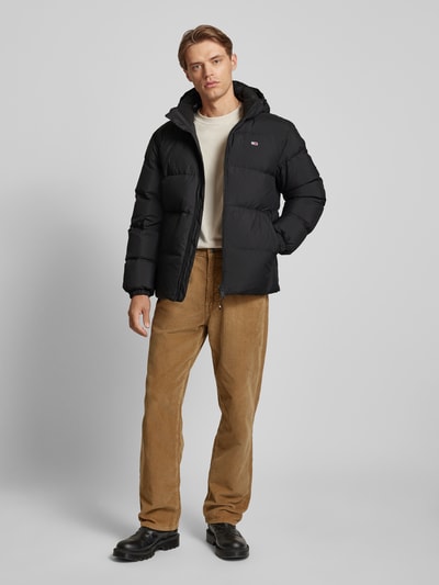 Peek & Cloppenburg Tommy JeansSteppjacke mit Logo-Stitching in black